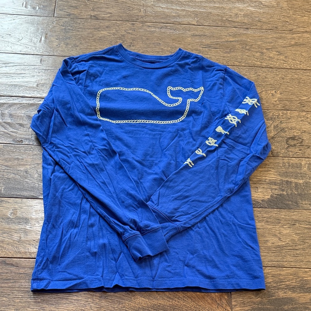 Vineyard Vines Blue Whale Graphic Kids Shirt